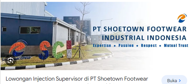 Lowongan Kerja PT Shoetown Footwear Industrial Indonesia Terbaru